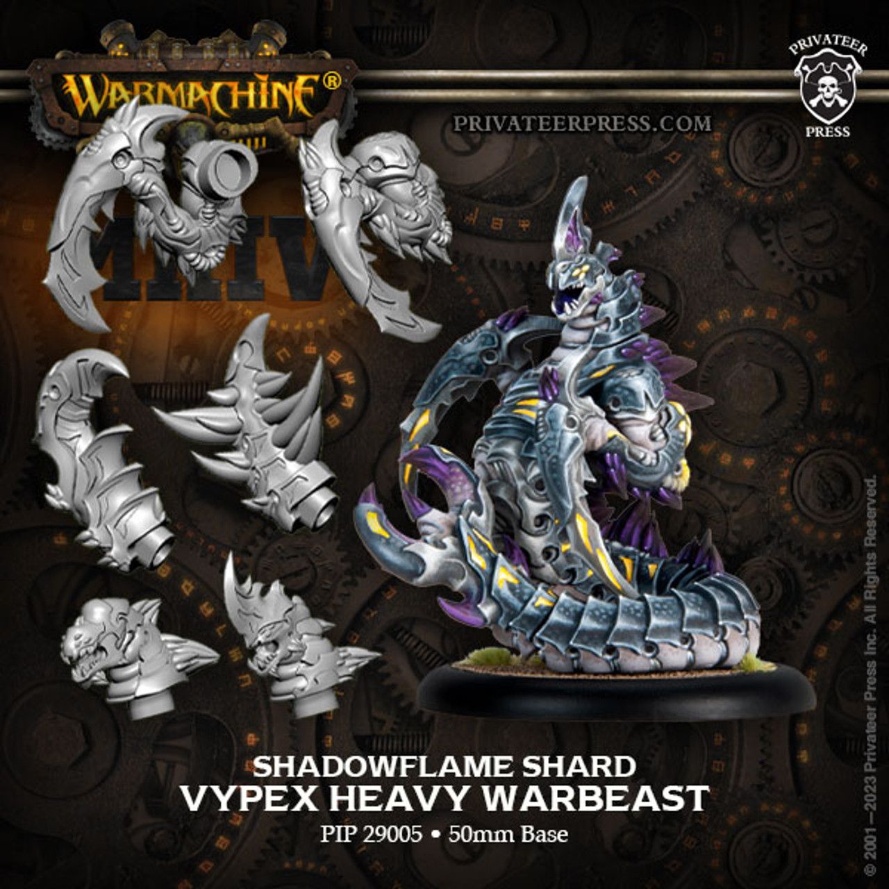 Warmachine MKIV: Khymaera Shadowflame Shard- Vypex Heavy Warbeast