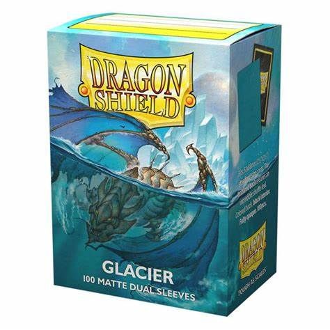 Dragon Shield Sleeves: Standard DUAL- Matte Glacier &#39;Miniom&#39; (100 Count)