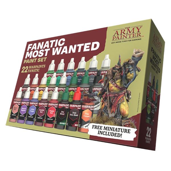 Army Painter: Warpaints Fanatic Most Wanted Paint Set