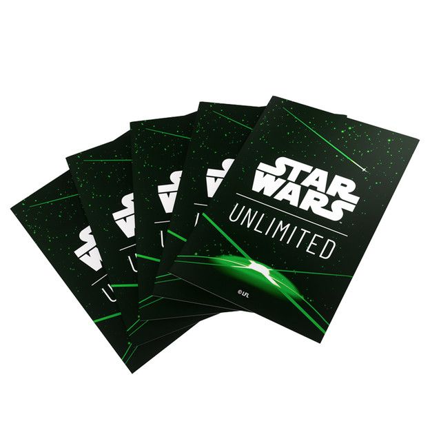 Star Wars Unlimited Art Sleeve - Card Back Green