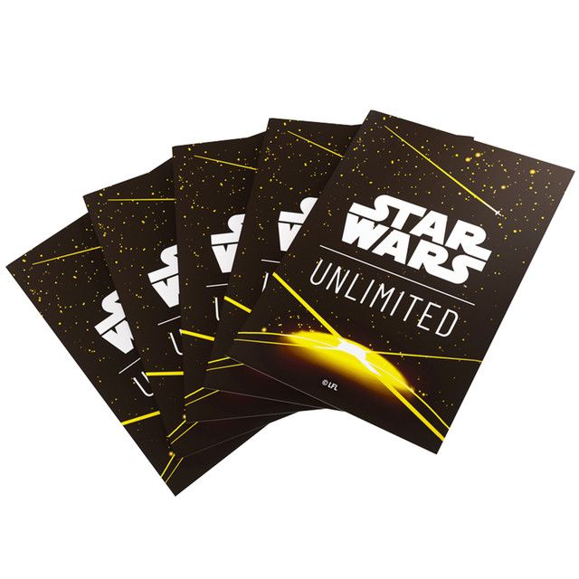 Star Wars Unlimited Art Sleeve - Card Back Yellow