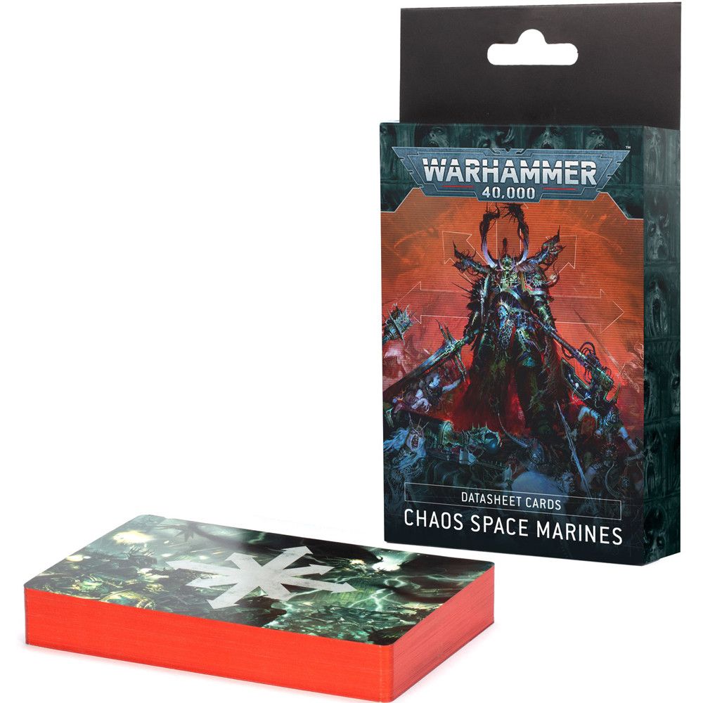 40K: Chaos Space Marines - Datasheet Cards