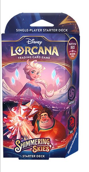 Disney Lorcana: Shimmering Skies Starter Deck Amethyst/Ruby