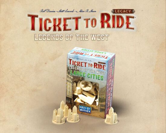 Ticket To Ride: Legends of the West - Large Cities