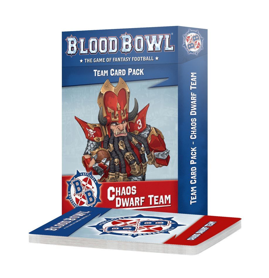 Bloodbowl: Chaos Dwarf Team – Card Pack