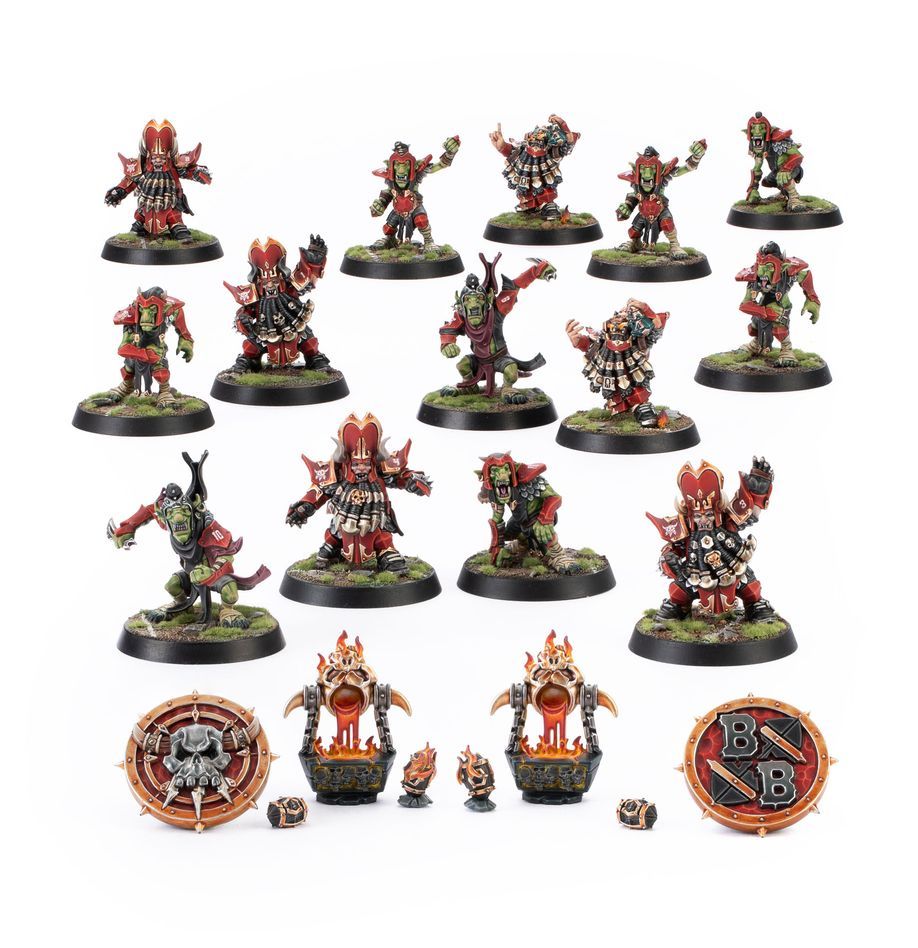 Bloodbowl: Chaos Dwarf Team - The Zharr-Naggrund Ziggurats
