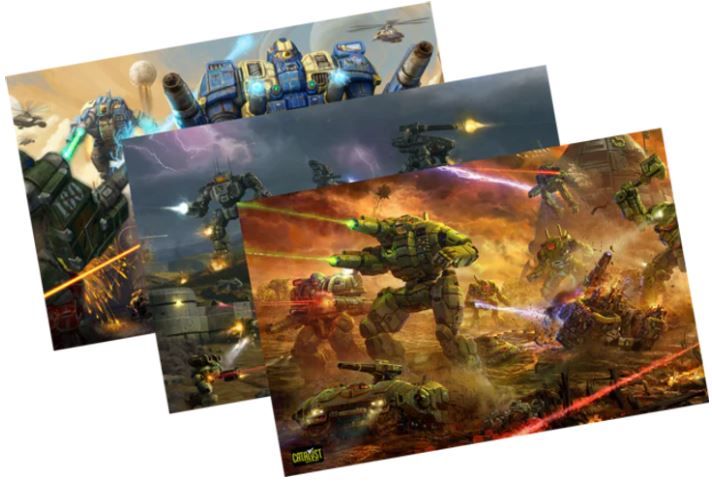 BattleTech: Merc 3 pack Posters