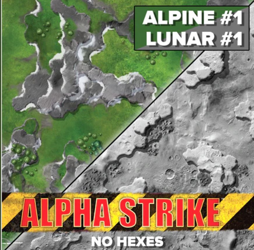 BattleTech: Alpha Strike Hexless Battlemat