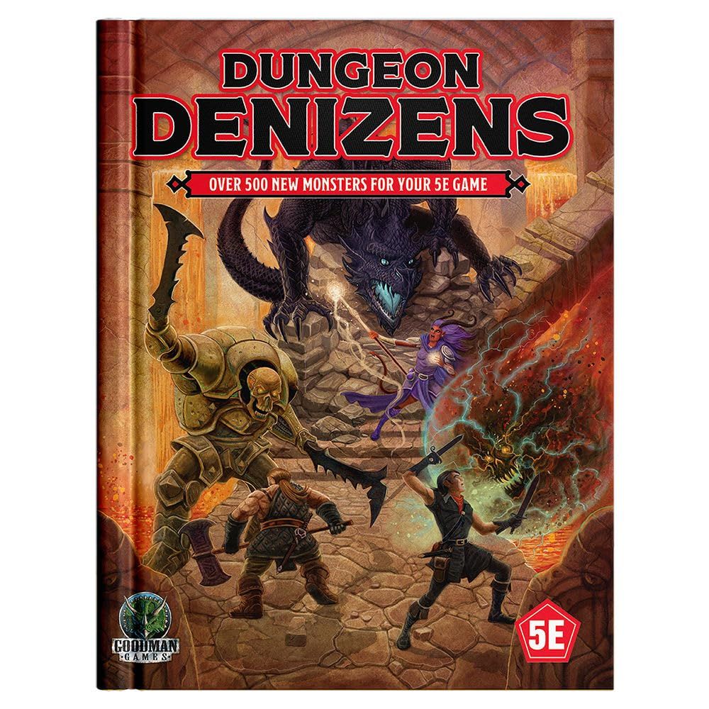 5E: Dungeon Denizens (550 New 5e Monsters) Kickstarter Ed.