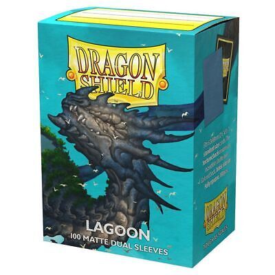 Dragon Shield: 100CT Box Deck Protectors Dual Matte Lagoon Saras