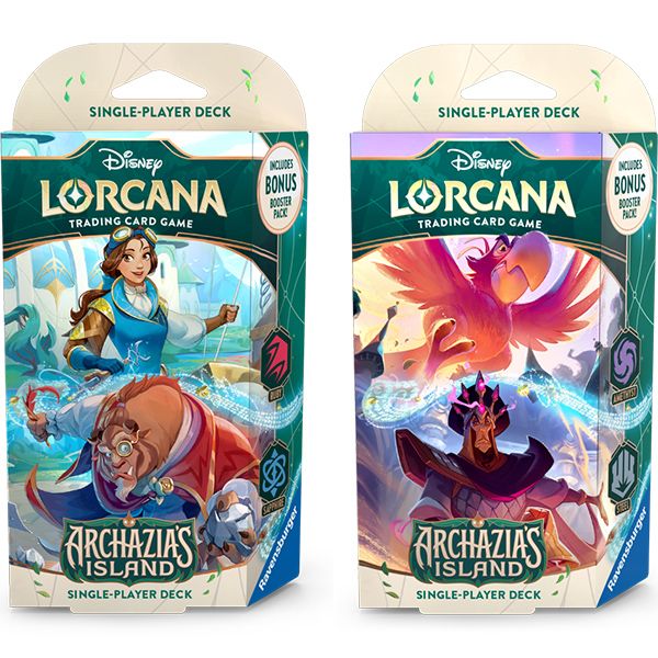 Disney Lorcana: Archazia&#39;s Island - Starter Deck (Amethyst / Steel)