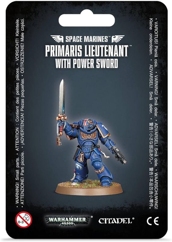 Space Marines: Primaris Lieutenant With Power Sword