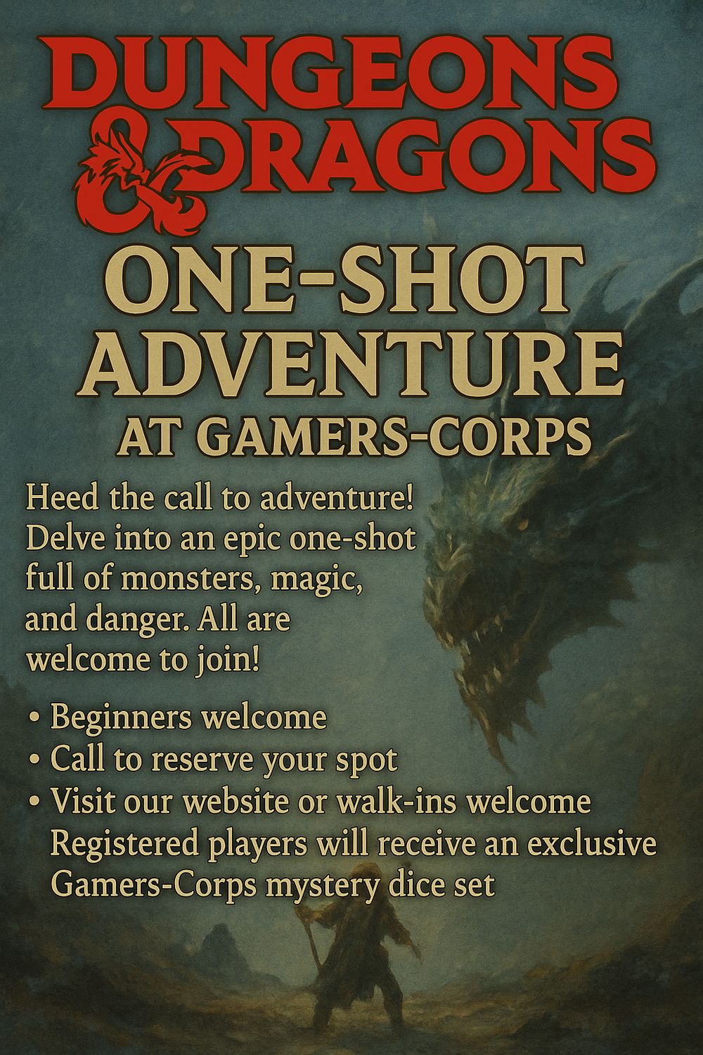 D&amp;D One Shot Adventures (Ellicott City, MD)