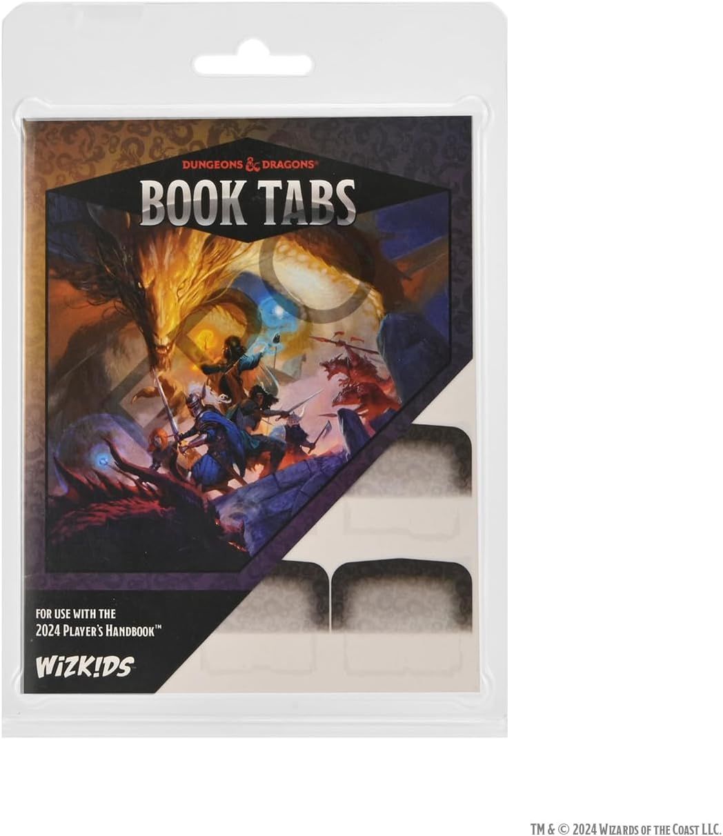 Book Tabs: D&amp;D 5e 2024 Player&#39;s Handbook