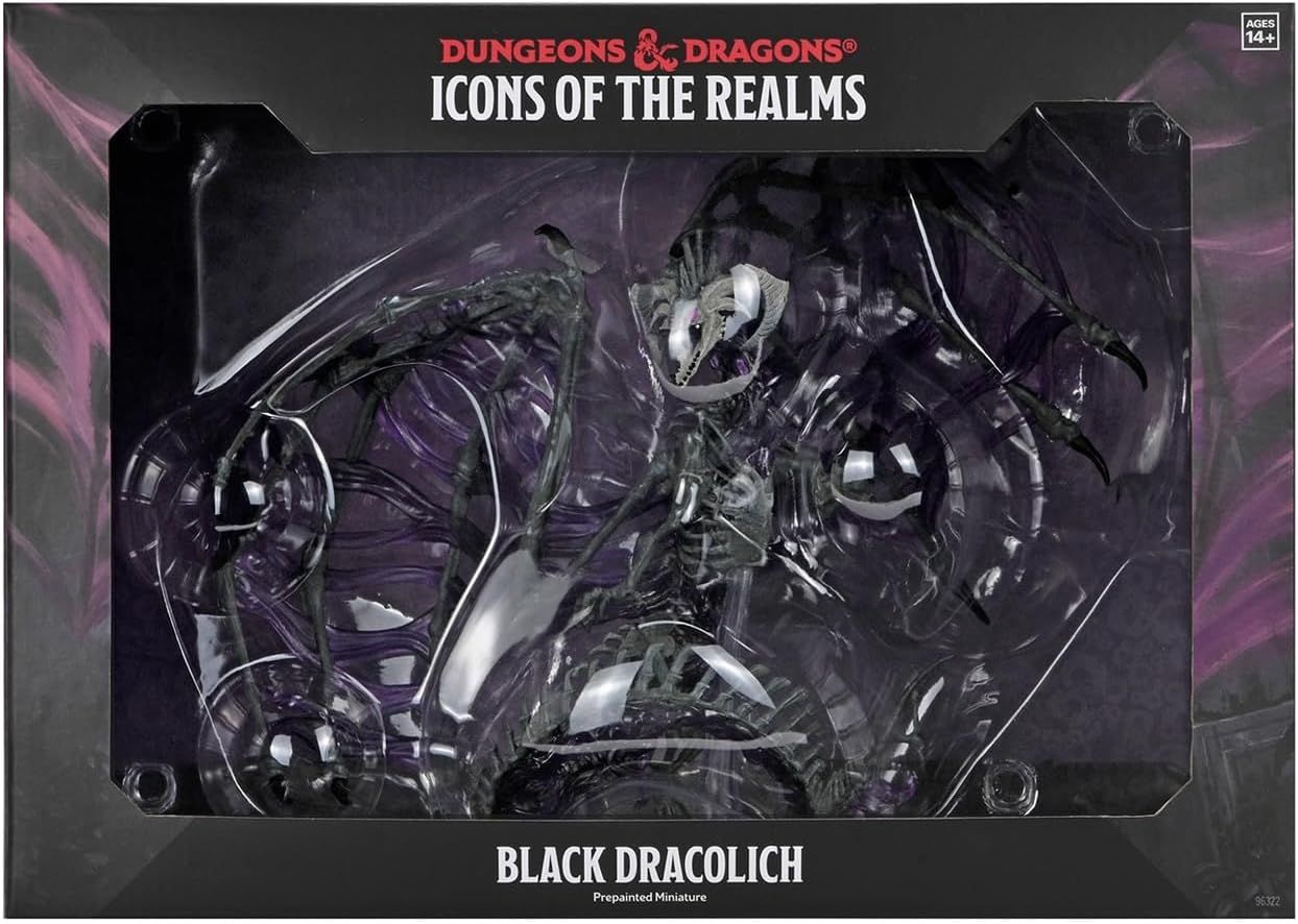 D&amp;D: Icons of the Realms - Black Dracolich