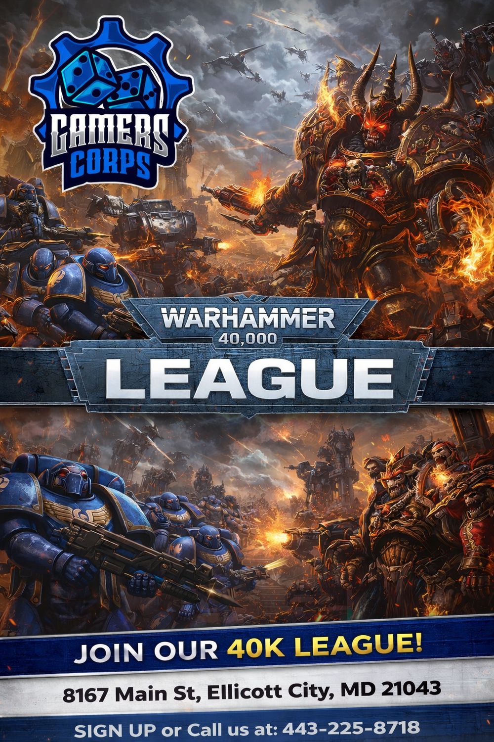 Gamers-Corps 2026 40k League (OEC,MD)