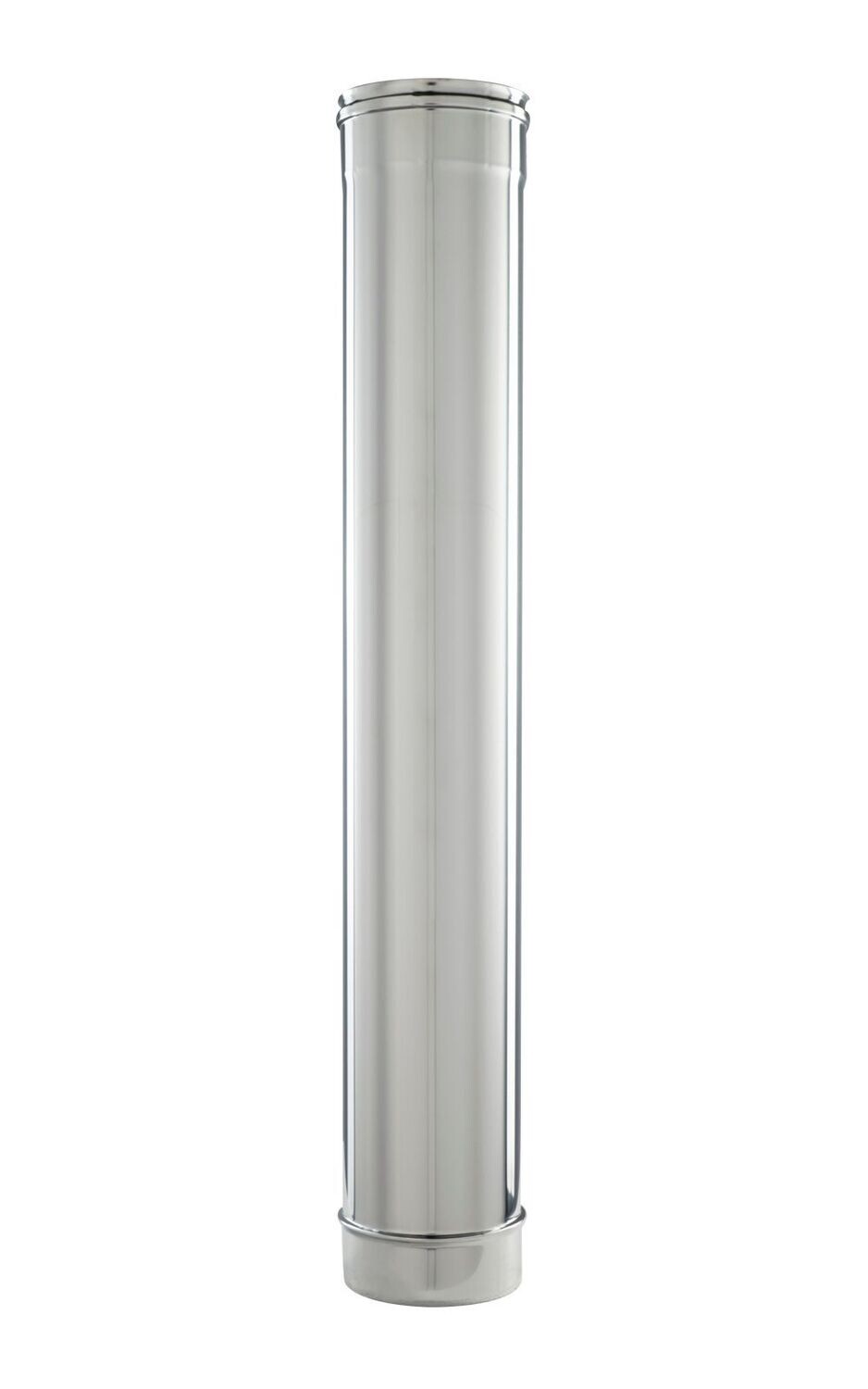ELEMENTO DRITTO MONOPARETE ACCIAIO INOX 316 MM 945