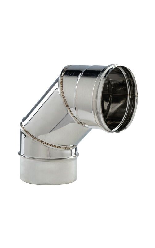 CURVA 90' MONOPARETE INOX 316