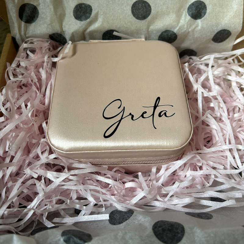 Portagioie da viaggio con nome