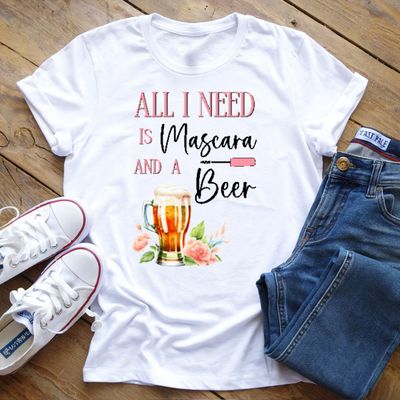 T-Shirt Mascara e Birra