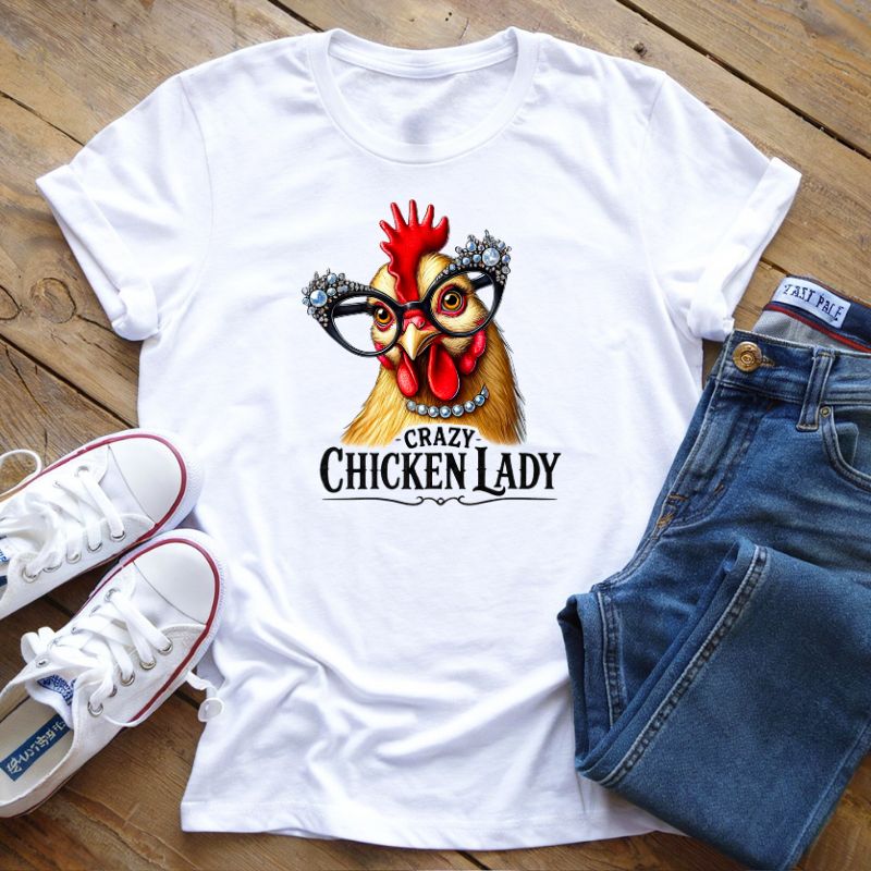 T-Shirt Crazy Chicken Lady