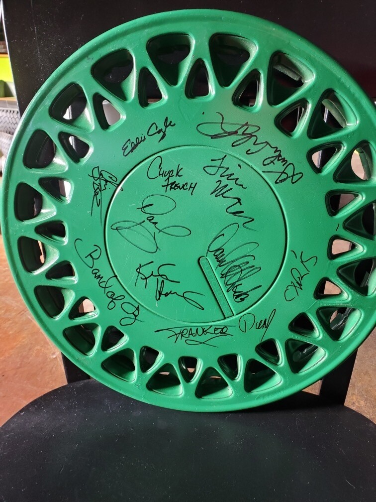 Band of Oz signed Hubcap