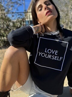 SUDADERA FELPA LOVE