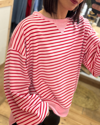 SUDADERA RAYAS FLÚOR