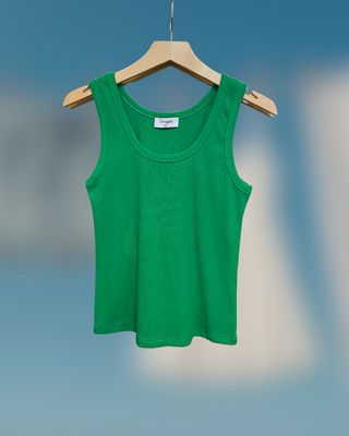 TANK TOP CANALÉ VERDE