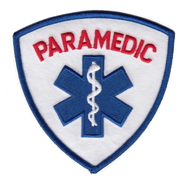 Hero's Pride  5288 PARAMEDIC Shoulder Patch Shoulder Patch