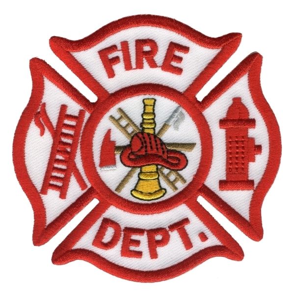 Hero's Pride  5385 FIRE DEPT. Shoulder Patch
