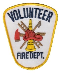 Hero's Pride 5394 VOLUNTEER FIRE DEPT. Shoulder Patch