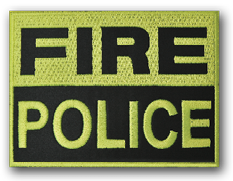 Reflective Fire Police Patch