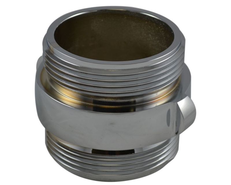 DMA38 South Park National Standard Thread (NST) X  National Standard Thread (NST) Double Male Adapter Brass Chrome Plated