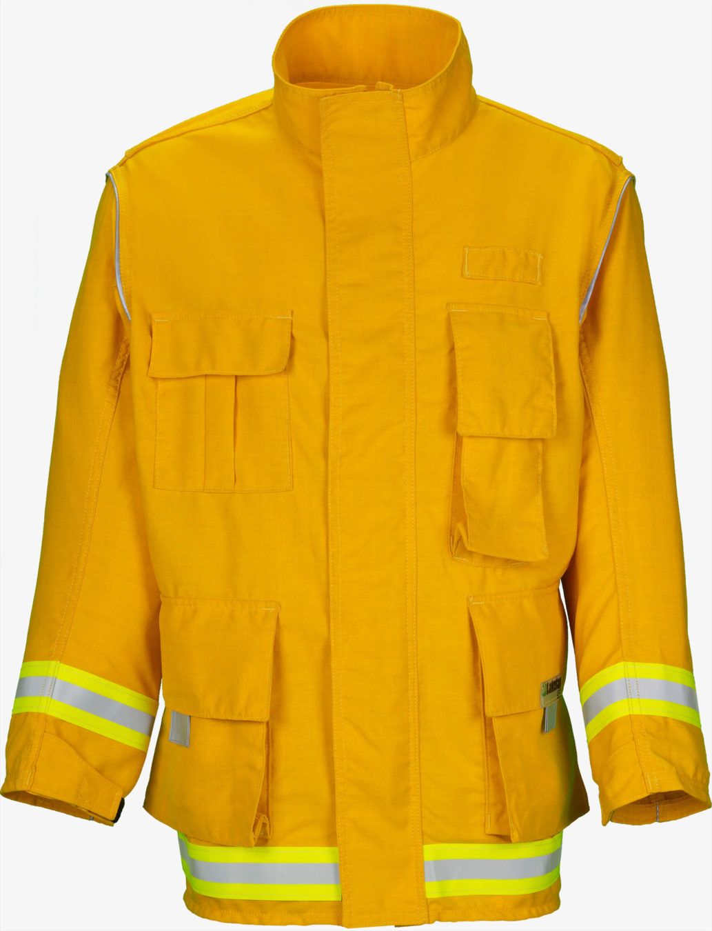 Lakeland  Wildland Fire Coat 6 oz. Yellow Nomex