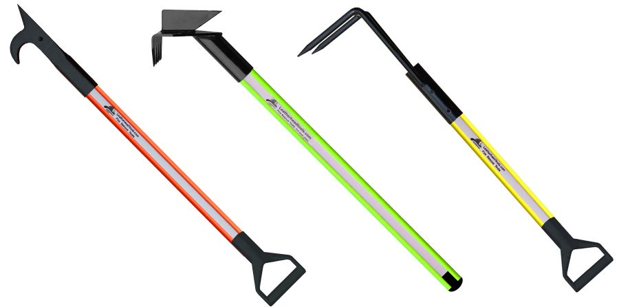 Leatherhead HiViz Lime I Beam (Dog Bone) Handle