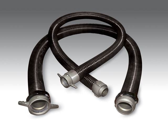 Maxiflex Suction Hose Clear PVC with Black Ribbed Helix