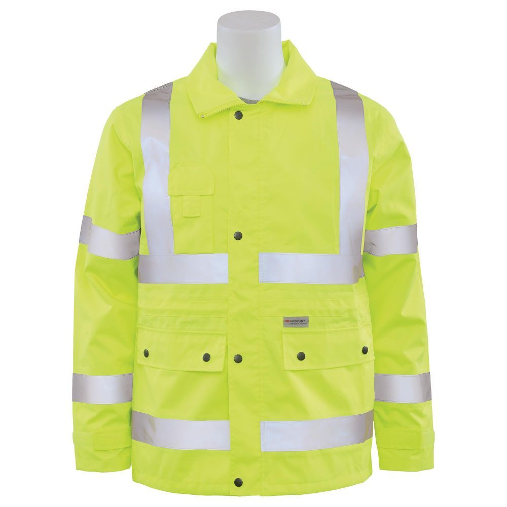 ERB S371 Class 3 Rain Coat Lime