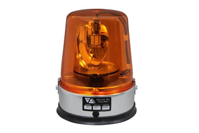 MV2LED AC/DC Rotating Beacon Light