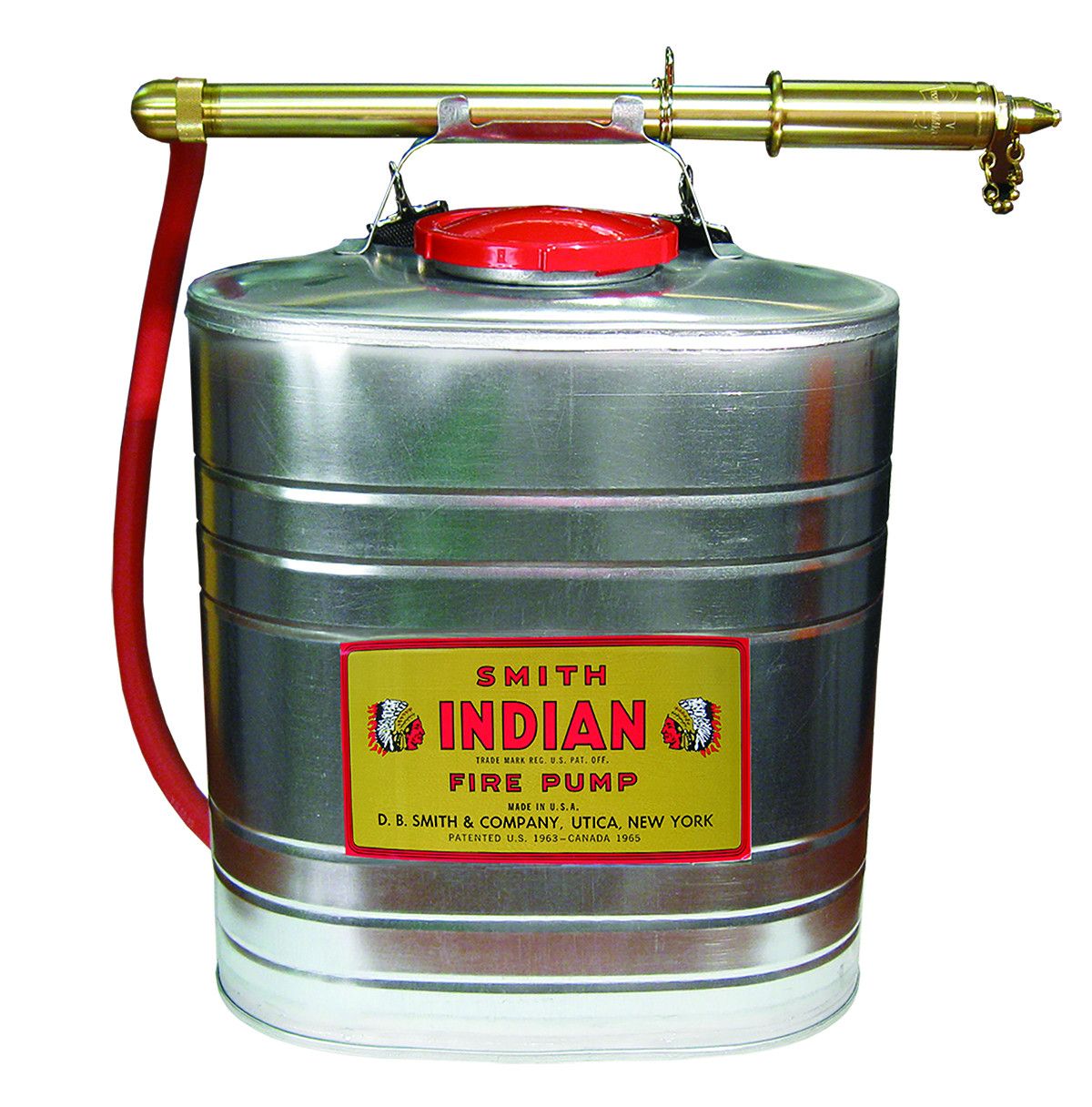 Indian 179015-17 5-Gallon Stainless Steel Fire Pump with Smith Pump