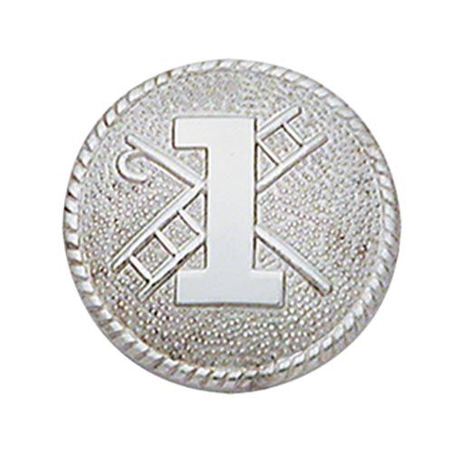 Smith & Warren C184 Number 1 Fire Seal Collar Insignia