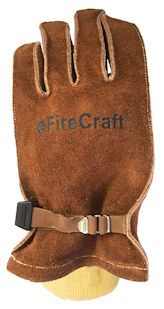 Fire Craft Wildland Fire Glove with Metal Clasp and Leather Snugger
