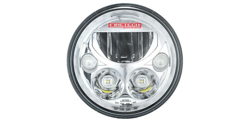 Firetech HiViz LED 5.75" Round Head Light