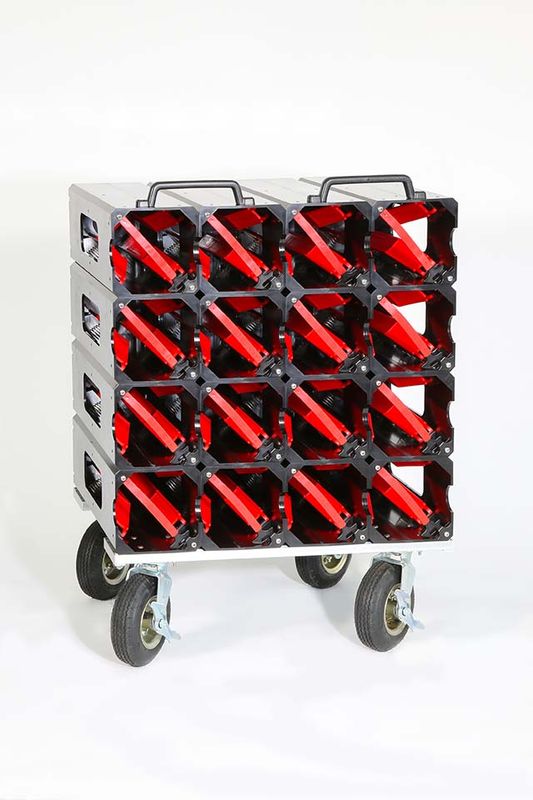 CM6060-16 Cylinder Mate Cart ( 16-60 minute SCBA cylinders)