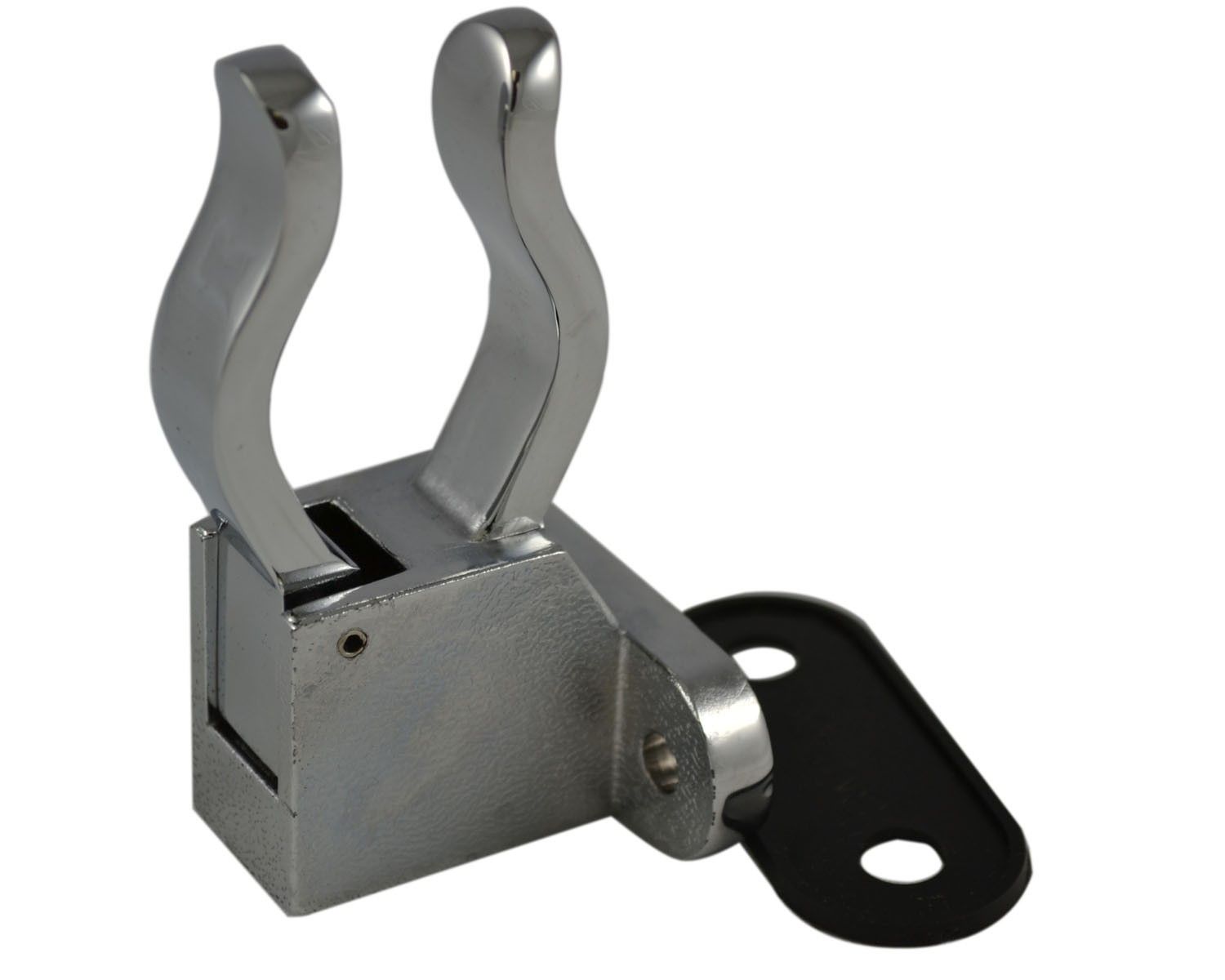 SMP59Z02 South Park Side Mount Pike Pole Bracket Zinc Chrome Plated for 1-1/8 Inch Pole, Equipment Mounting Bracket