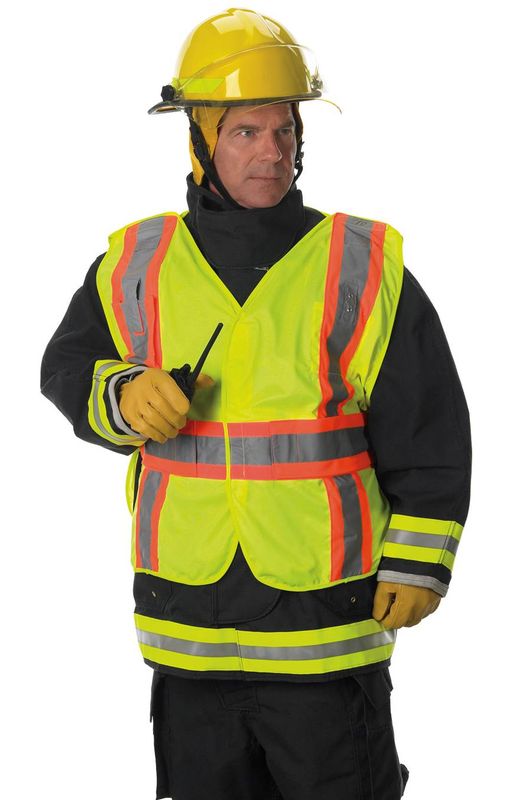 VAFOSP2GBVL Lakeland Public Safety Vest 5 Point Break Away All Velcro