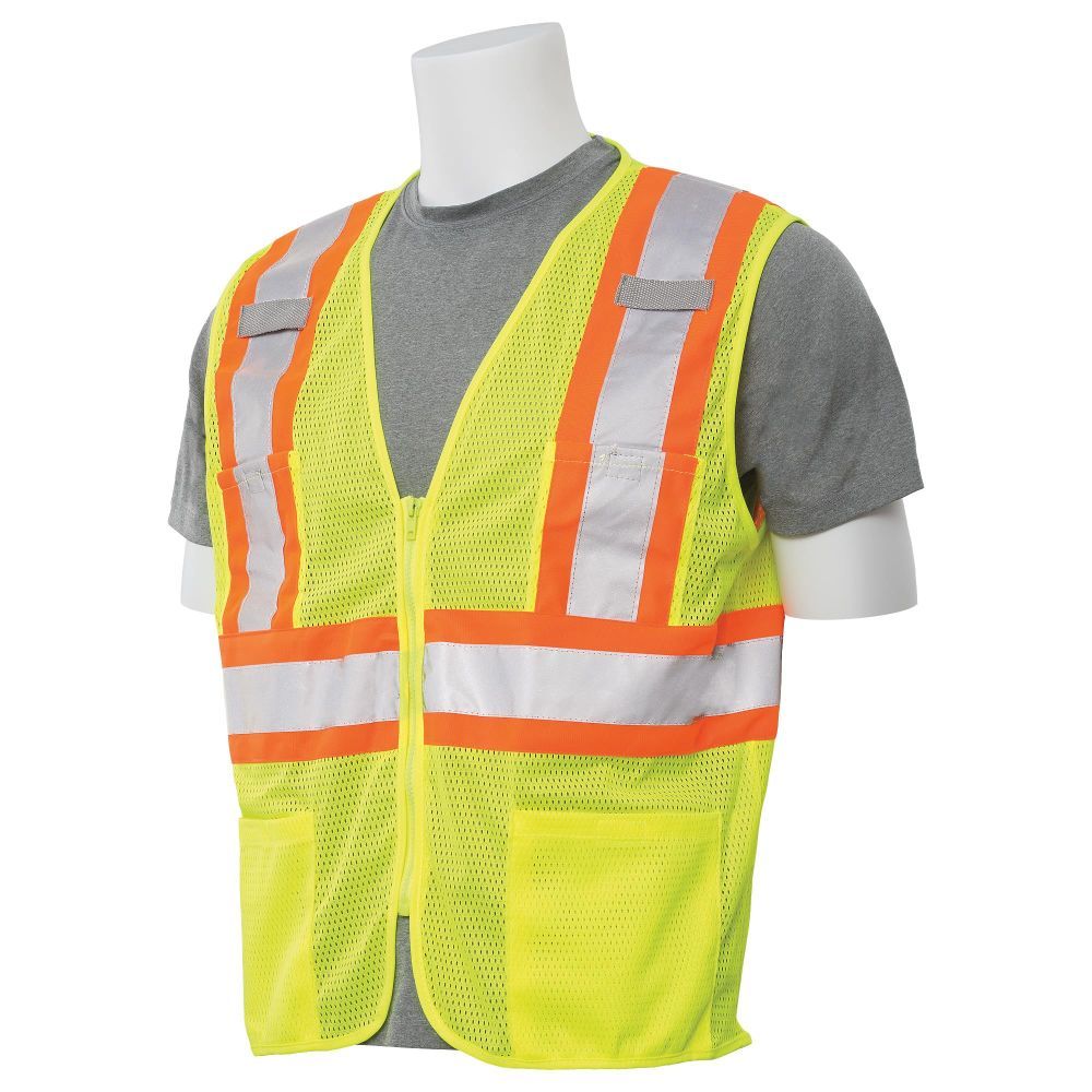 ERB S383P Class 2 Mesh Zipper Vest