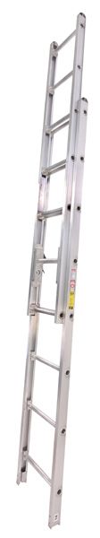 Duo Safety 2 Sectiion Extension Ladders  Solid Beam Aluminum