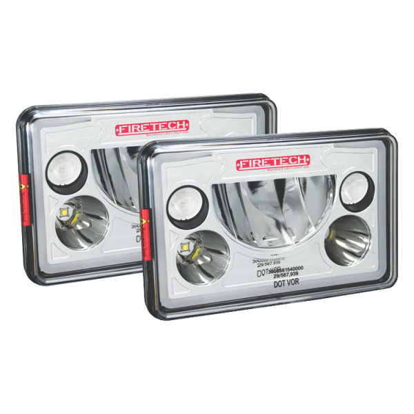 Firetech  HiViz LED 4 X 6 Head Light