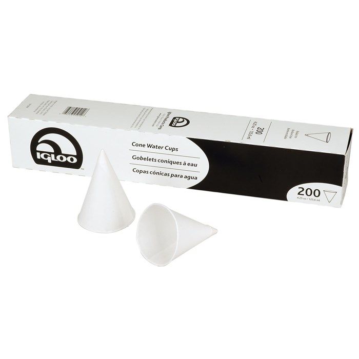 Igloo 4.25 Ounce Roller Rim Cone Cup